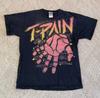 Vintage T Pain Rap T Shirt Black Faded Distressed Y2K 90s Mens M Graphic RARE