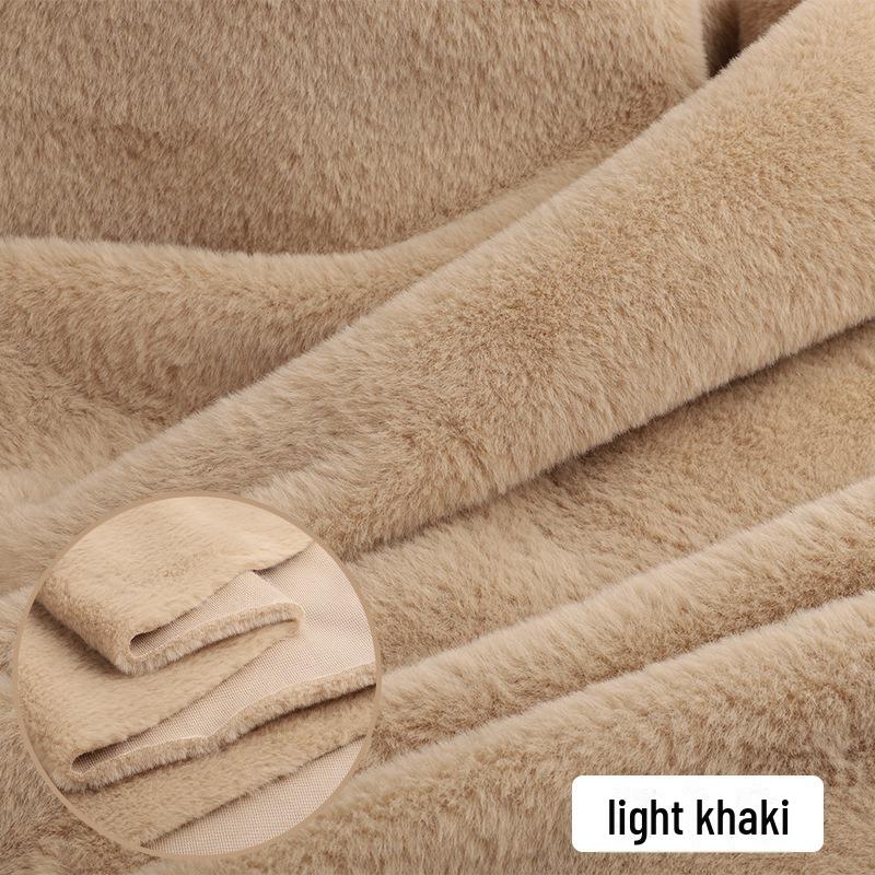 Thick Imitation Rabbit Fur Plush Fabric for Photography, Dolls, and Decorations