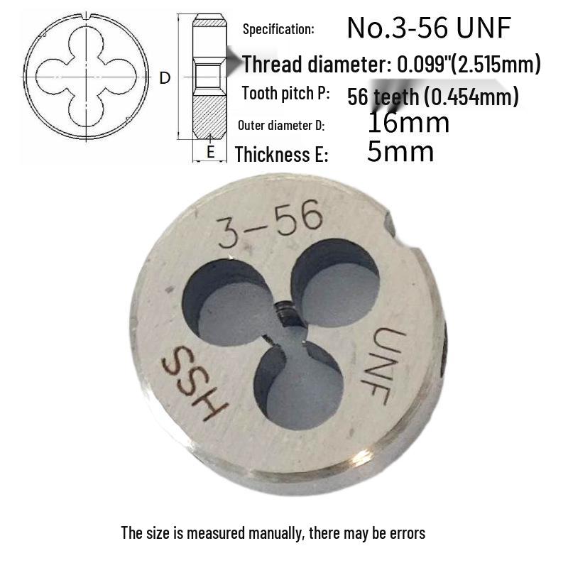 Stainless Steel High-Speed Steel Plate Taps #1-12 Coarse & Fine Thread