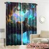 2pcs, 2D FLAT PRINTING Curtains (Without Rod) MysticTiger Fashionable Chic Curtains 100% Polyester Curtains Outdoor Decorations