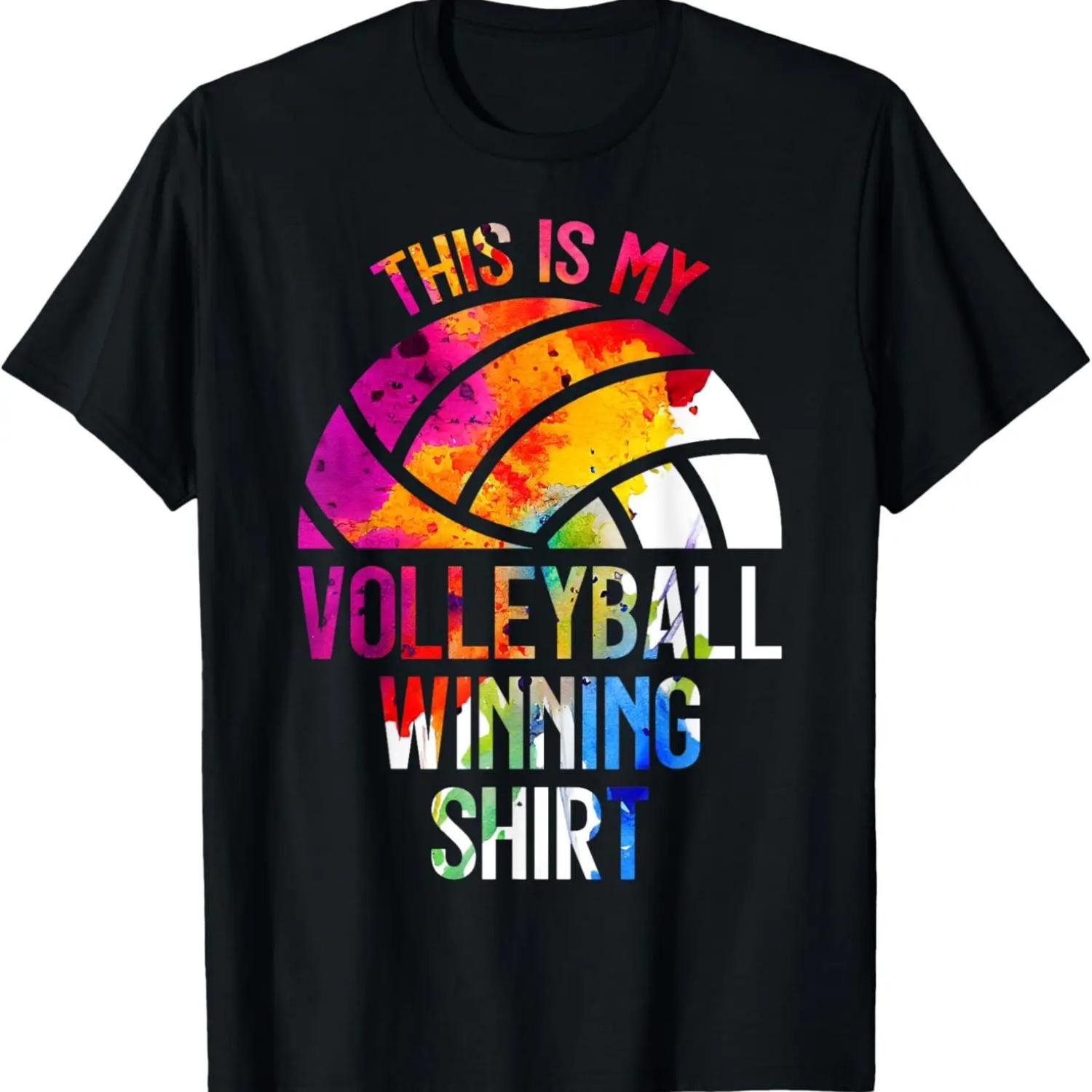 ЭТО МОЯ ПОБЕДНАЯ ВОЛЕЙБОЛЬНАЯ ФУТБОЛКА ВОЛЕЙБОЛЬНАЯ ФУТБОЛКА S