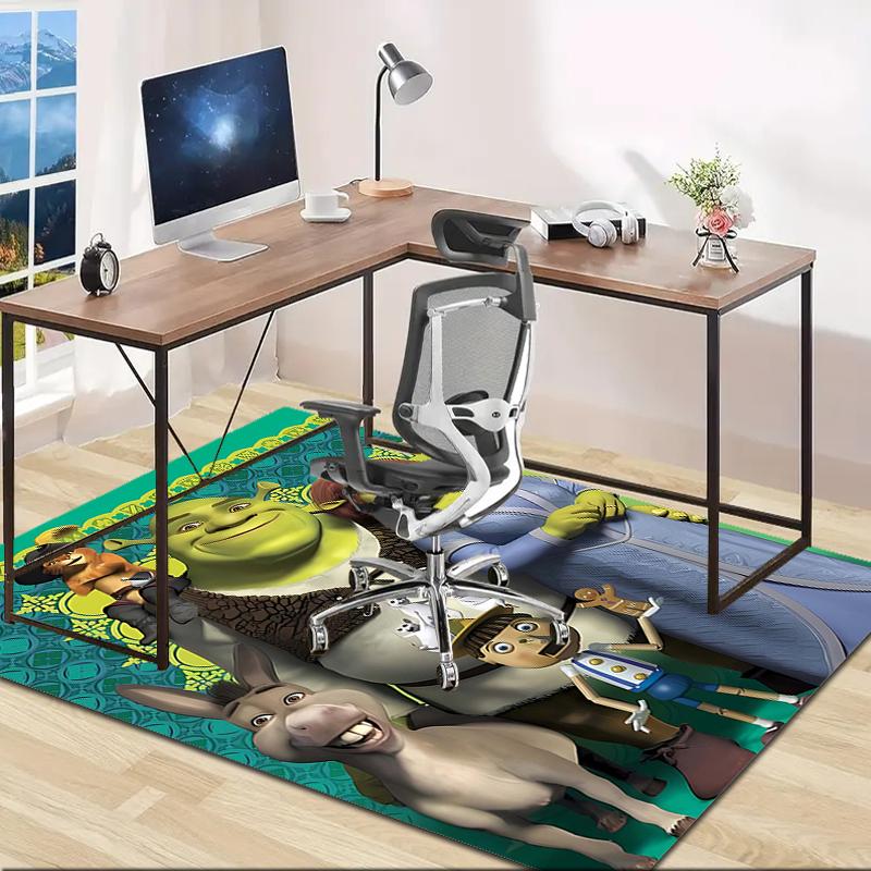 1pc Shrek1 Design Area Rug - Non-Slip, Soft & Cozy Floor Mat for Living Room, Bedroom, Office - Indoor/Outdoor Decorative Carpet