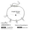 Youthway Delicate Cubic Zirconia Pendant Cuff Bracelet For Women New Chic 18K Gold PVD Plated Stainless Steel Bangle Jewelry