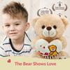 Bear plush toys Love Bear Cute bear doll to express love Good Guy doll simulation animal birthday holiday gift