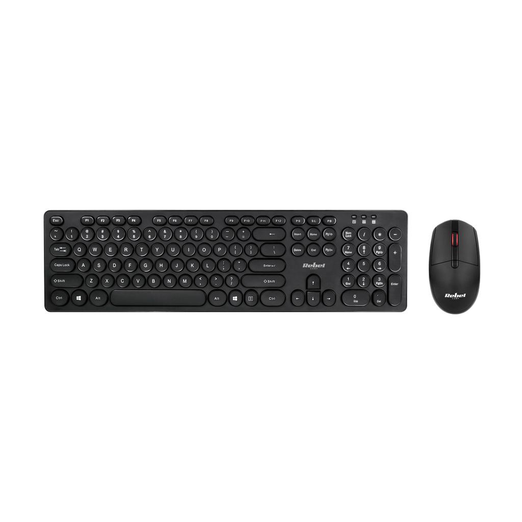 Rebel WS400 wireless keyboard and mouse set