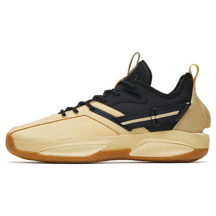 

Anta GH3 Shepherd Cushioning Slip Resistant Abrasion Resistant Low top Basketball Shoes Men s Yellow Black 112241103-3 43