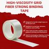 Grid Fiber Tape Lithium Battery Pack Insulation Wrap Fiberglass Tape Transparent Single Side Adhesive Seal Packaging Fixed