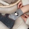 Ladies Autumn Winter Thickened Warm Soft Versatile Cartoon Penguin Wool Tube Stack Socks
