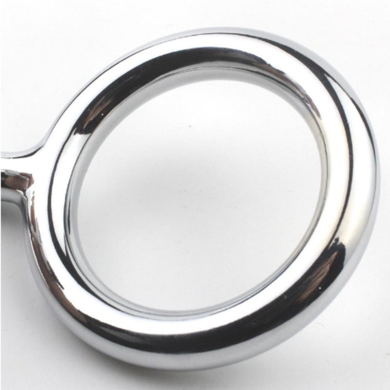 Rustfritt stål metall krok forsinkelsesring for menn