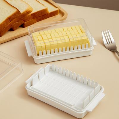 Beurrier Porte-barres de beurre avec couvercle transparent Beurrier pour réfrigérateur Sans BPA Support de rangement pour beurre pour fromage margarine
