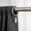 Modern Minimalist Curtain Ring With Clasp For Home Decor And Hanging Drapes