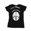 Star Wars Womens/Ladies The Mandalorian Helmet Cotton T-Shirt