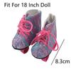 Doll Accessories Doll Skates Shoes Glitter Skating Shoes 18 Inches/43cm Doll Roller Skate Shoes