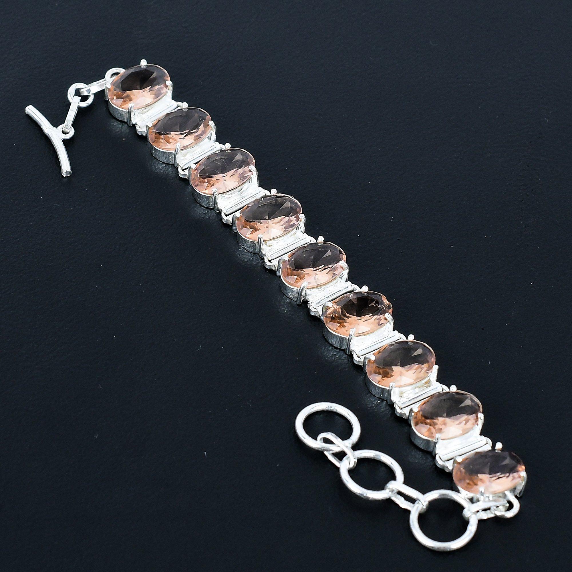 

Браслет с морганитом Браслет из стерлингового серебра 925 пробы Браслет с регулируемой цепочкой Браслет ручной работы в стиле бохо Украшения с морганитом Подарки на Пасху 8 оранжевый