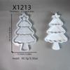 Christmas Tree Resin Tray Molds Food Grade Silicone Heat Resistant For Resin Art Candle Holder Chocolate Cement Ornament