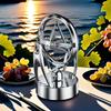 Triangular Perpetual Motion Desktop Model Home Decor Small Rotating Magnetic Swing Celestial Instrument Path Decoration Gift New