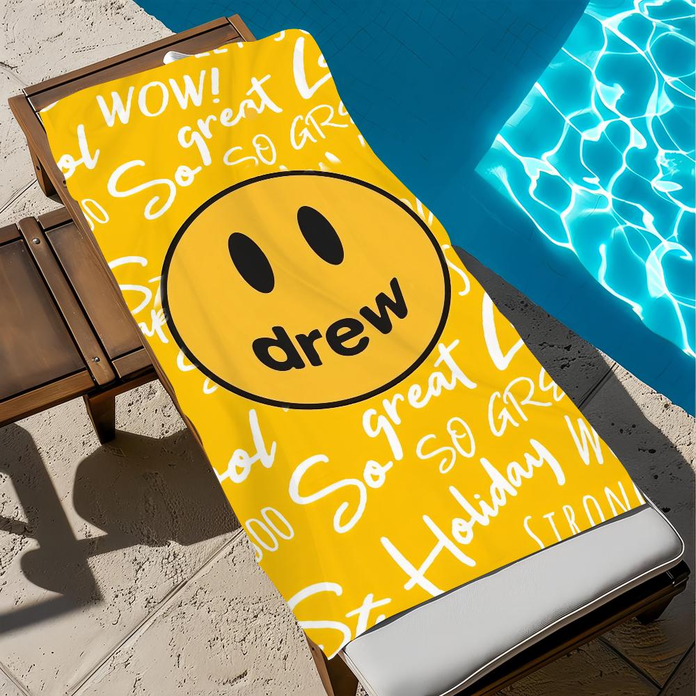 D-Drew LOGO H-House Towel Beach Quick Dry Soft Pool Towels Gift for Travel Gym Shower Camping sports