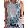 Ethnic Style 3D Printed Vest Women's Retro Streetwear