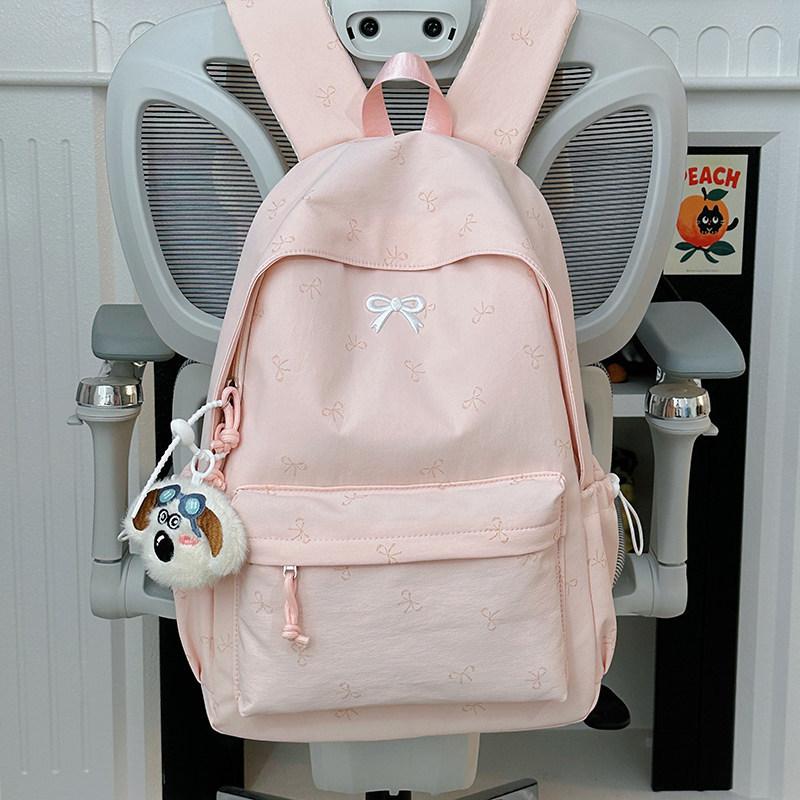 Schoolbag1011 Summer School Bag Female Junior High School Student Niche Ins Large Capacity Backpack Japanese Travel College Student Backpack