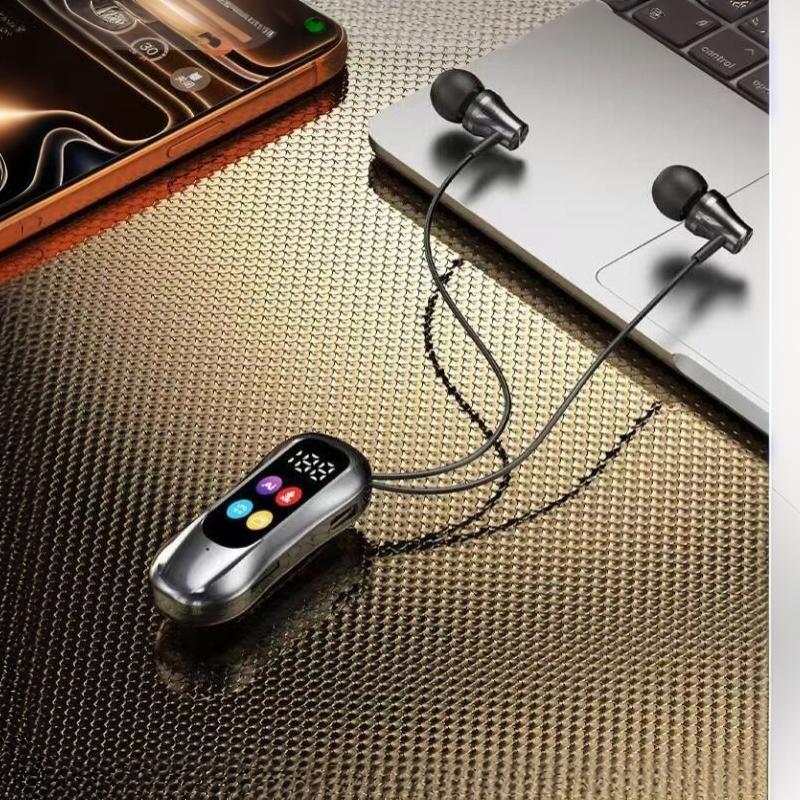 1 Set 20H Play Surround Sound Headsets Clip-On Hd Screen Bluetooth Headphones Noice Reduction Wireless Earphones
