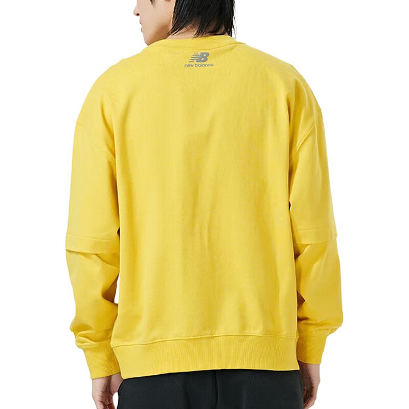 New Balance Sweatshirt Men's Yellow AMT21369-HCM