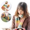1 piece, approximately 633 feet gradient rainbow yarn, used for DIY knitting, warm sweaters,Suitable for 3-4mm crochet hooks