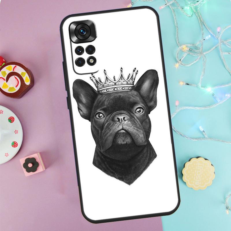 

French Bulldog Case For Xiaomi Redmi Note 13 Pro 14 9 10 11 12 9S 10S 11S 12S Redmi 14C 10C 12C 13C Cover Redmi Note 10 Pro