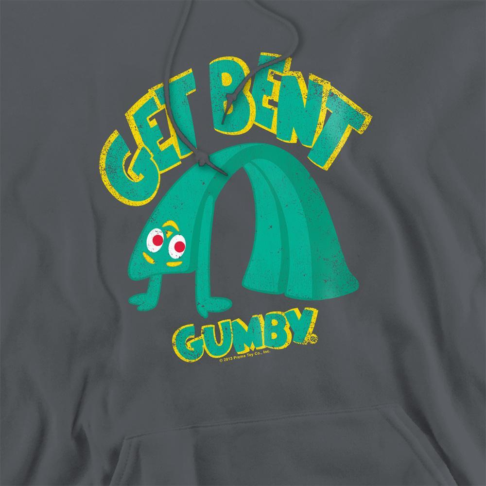 Gumby Unisex Adult Get Bent Heather Hoodie