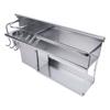 Wall Mounted Spice Rack Grey Aluminium Alloy Utensil Spice Storage Rack for Kitchen