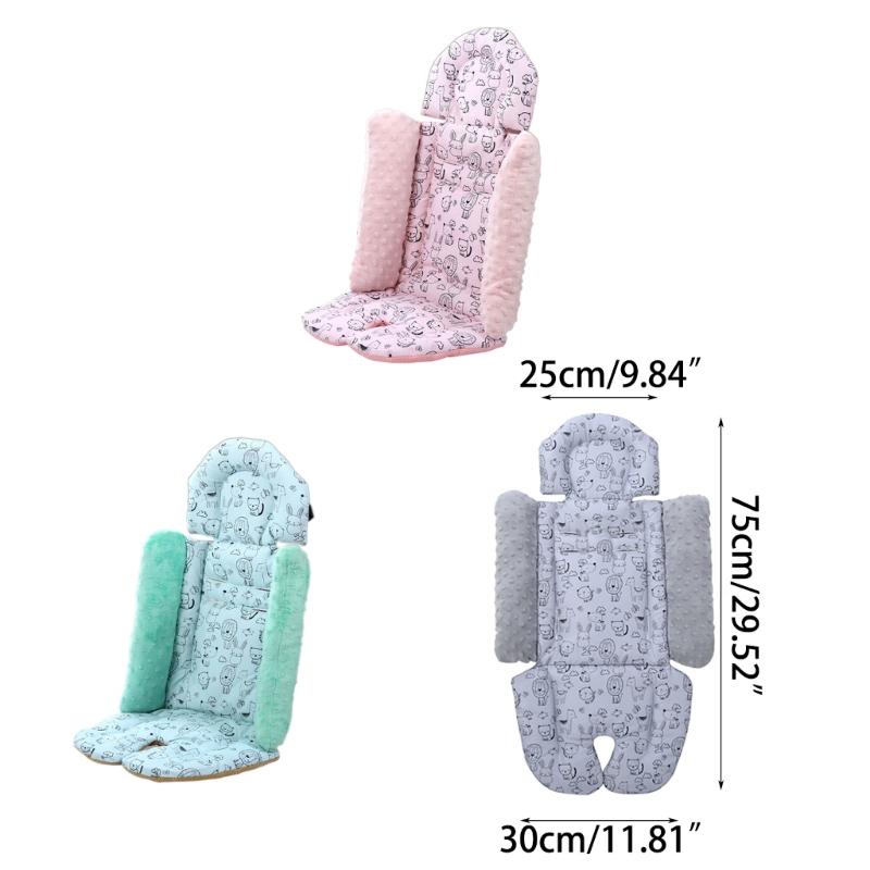 Baby Stroller Seat Liner Baby Car Seat Body Support Cushion Comfortable Baby Seat Pad Baby Pram Cushion Non Slip Cushion