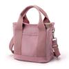 New Hot Fashion Women Large Capacity Multi-pocket Handbag Canvas Tote Bags Daily Zipper