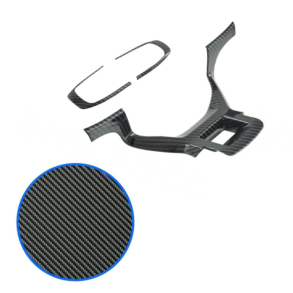 3PC Car Steering Wheel Panel Cover Trim For Kia For Sportage NQ5 2026 2026 ABS Carbon Fiber Black Steering Wheel Panel Stickers