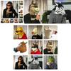 Maska Głowy Konia Halloween Cosplay Dodatek do Kostiumu Dla Dorosłych Straszna i Realistyczna