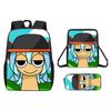 Incredibox Sprunki Pattern Backpack Shoulder Bag Pencil Case Three Set Piece