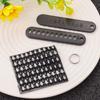 Key Ring Plate Key Chain Pendant Car DIY Anti-lost Keychain