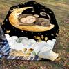 1PC Monkey Clouds Umbrella-8-Rib Reinforced, Automatic Open, Lightweight & Durable, Fashion Accessory for Outdoor, H0366
