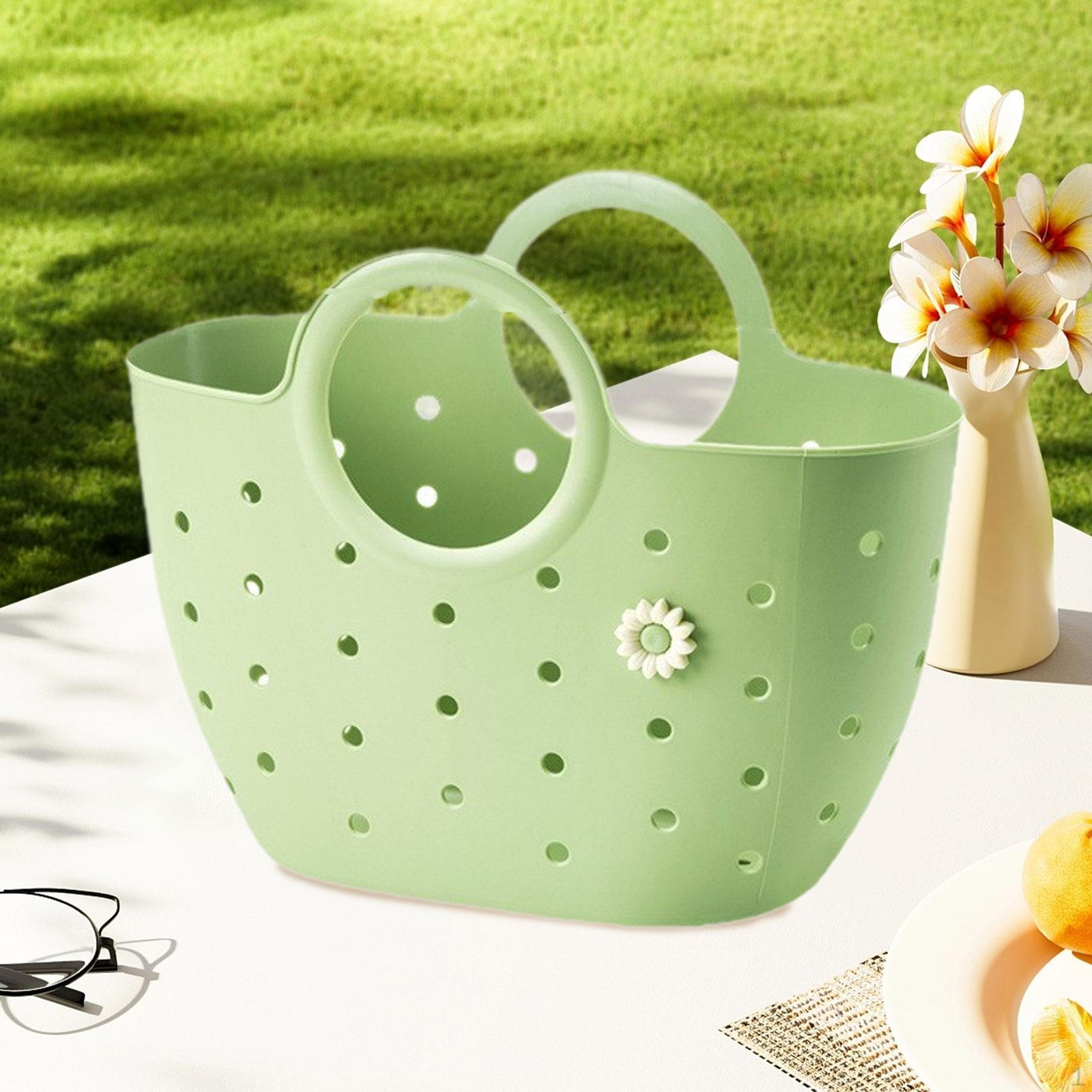 

Портативная корзина-органайзер для душа с ручками, для ванной, кухни, кладовой, гаража, общежития, спортзала