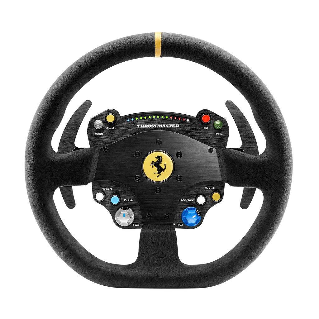 Officially Licensed Ferrari Thrustmaster TS PC RACER Ferrari 488 Challenge Edition PC Steering Wheel Controller for Racing Games with Force Feedback