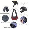 Pet Shoulder Bag Cat Dog Luggage Bag Travel Portable Mesh Breathable Messenger Bag Pet Chest Small Backpack