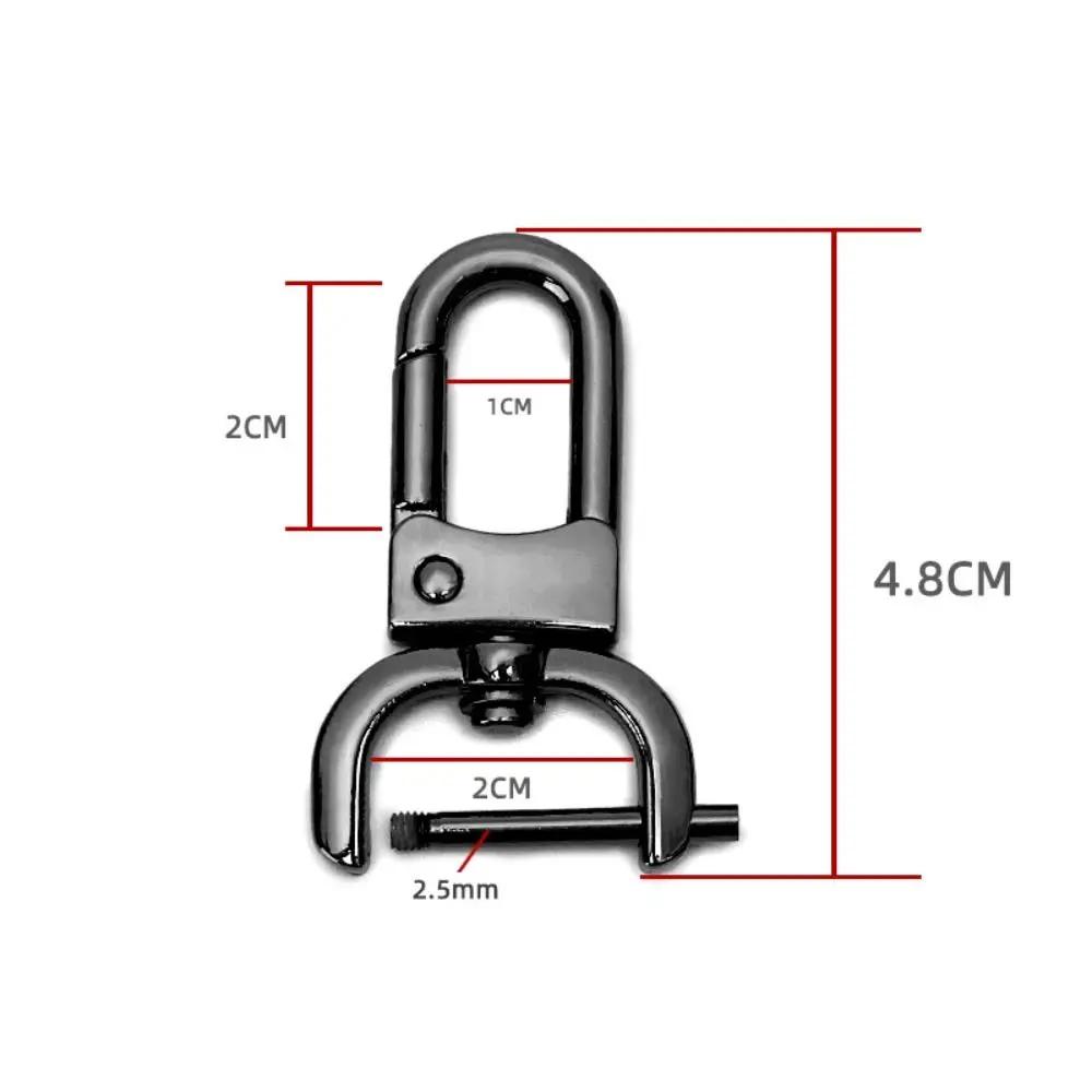 16/20/25mm Bag Belt Buckle Universal DIY Craft Metal Removable Hook Trigger Clip Buckle