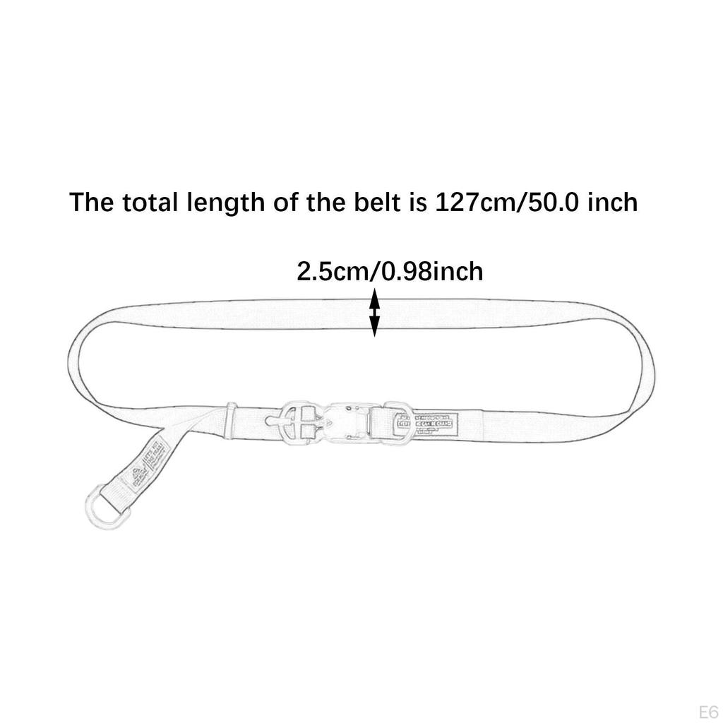 Waist Belt Nylon Comfortable Costume Accessories Lightweight Waistband with Buckle for Pants