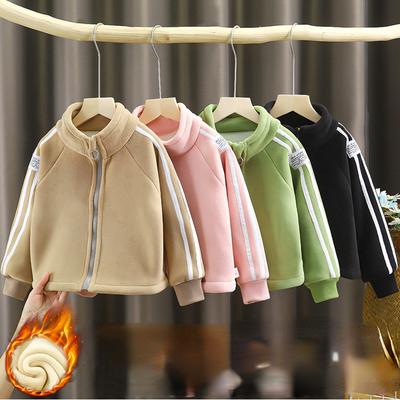 Kinder Casual Mantel Frühling und Herbst Winter Jungen und Mädchen Dicke Warme Stehkragen Mantel
