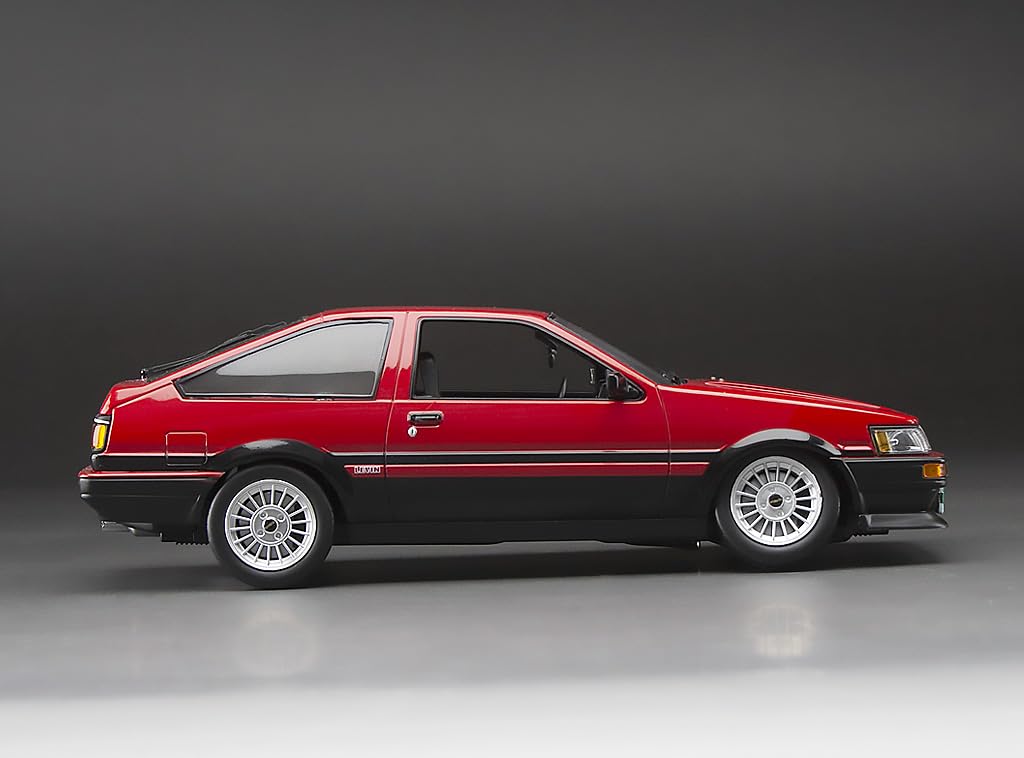 SunStar Scale Toyota Corolla Levin AE86 1985 Finished Product 1/24 Red/Black