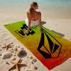 proof beach towel with a V-VOLCOM LOGO1 pattern - soft,absorbent,quick-drying,machine washable - perfect for swimming,camping,bathing