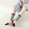 Womens Toe Socks Charming Striped Cotton Toe Socks Girls Athletic Running Toe Socks