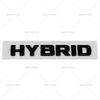ABS car sticker is suitable for Mercedes Benz modified HYBRID hybrid car logo and rear logo letter label emblem