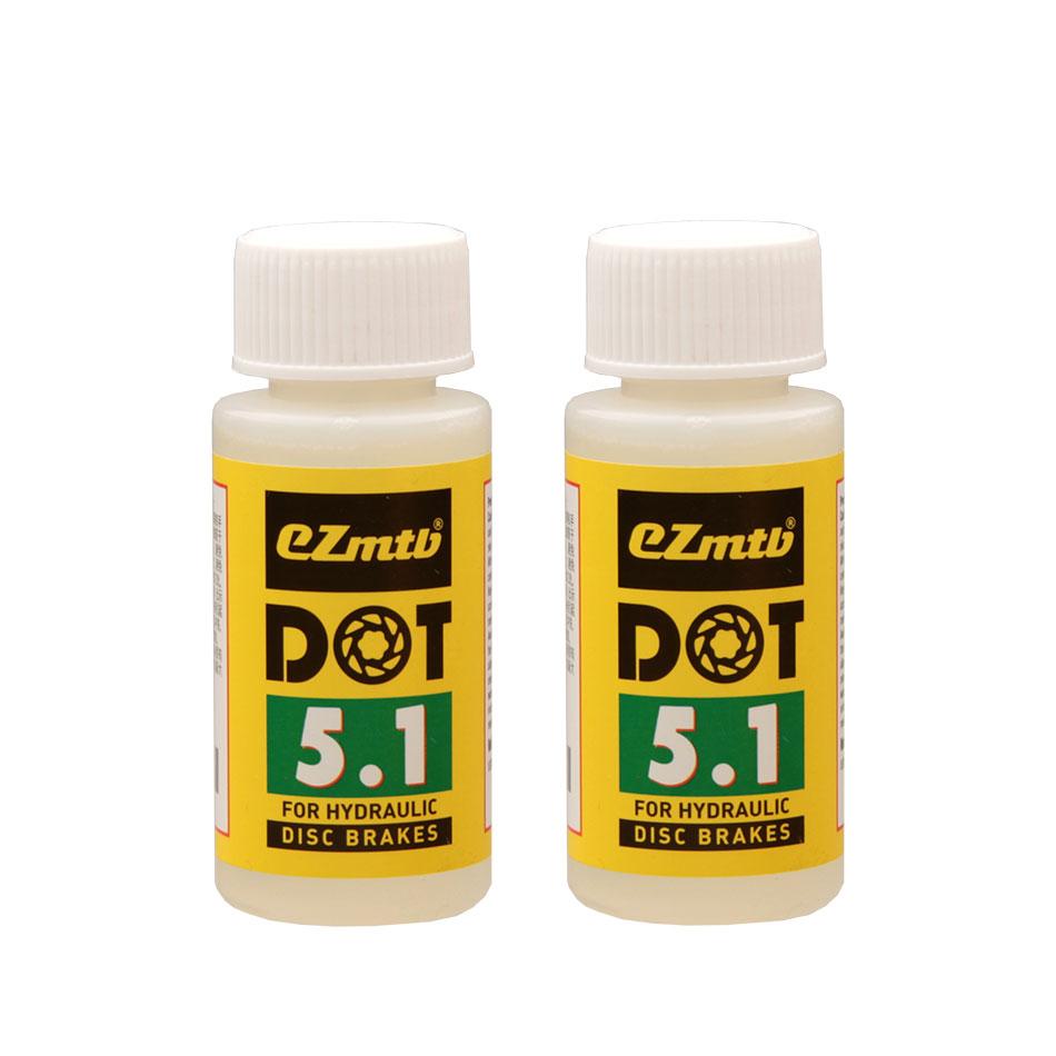 2/4pcs 60ml EZmtb Mineral Brake Fluid DOT Hydraulic Brakes Oil Electric Mountain Road Bike Outdoor Cycling Portable Upgrade Kit