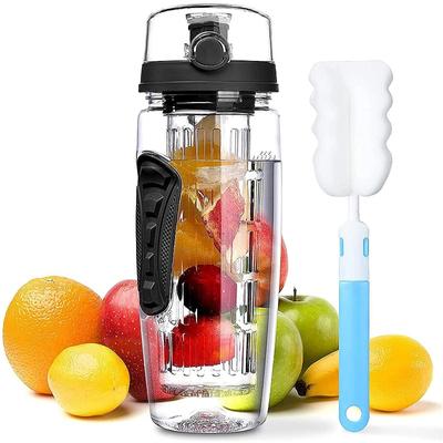 Simple Outdoor Cycling Sports Kettle for Men and Women Tritan Large-capacity Water Cup Fitness Summer Juice Cup with Tea Leakage