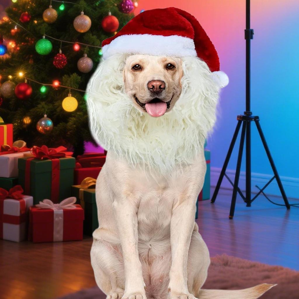 Cat Dog Christmas Santa Hat Funny Cute Santa Hat Pet Costume For Winter Days Night Outside Family Friends Youth Teens Girls Boys