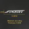 Car Accessories Sticker Styling Metal 3D Chrome Black Auto Car Trunk Racing Sport Word Letter Logo Emblem Badge Decal Sticker